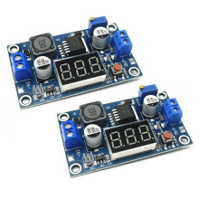 2X XL6009 4A - Booster Module 4.5-32V to 5-35V Adjustable Power Supply Module Low Ripple Step- Module