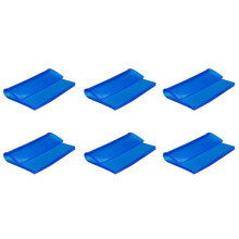 6pcs 2CM Motorcycle Universal Cushion Gel Pad Cool Pad Shock Absorption Mat DIY Cut Cushion A