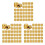 1/4 Flaredop, Rond Messing met Neopreen O-Ringafdichting HVAC-Ventieldop 75 Stuks 1