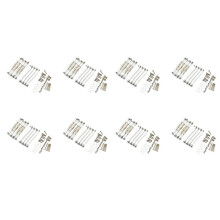 64X Metal Chassis Pull Rods Link Suspension Tie Rod for MN D90 D91 D96 D99 D99S MN90 MN99S 1/12,Silver