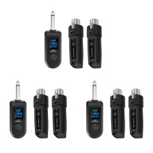 3X Récepteur et Émetteur de Transmission Audio Sans Fil Émetteur et Récepteur XLR pour Guitare Professionnelle Sans Fil