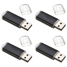 4X USB Memory Stick Flash Pen Drive U Disk for PS3 PS4 PC TV Color:Black Capacity:1GB
