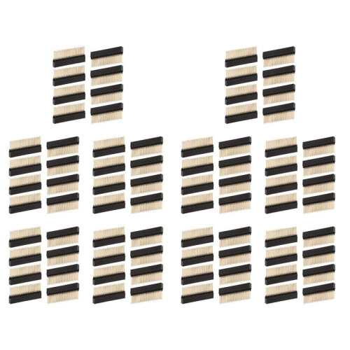 80PCS,2X20(40 Pin) Extra Tall Female 0.1 Inch Pitch Stacking Header for Raspberry Pi A+/B+/Pi 2/Pi 3 Extra Tall Header