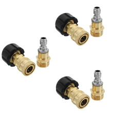 6X MáQuina de Lavar de Espuma de Alta PressãO M22 Bico Rosqueado CabeçA de Conector de ConexãO RáPida