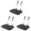 3X Table de Travail Pliante pour Ordinateur de Bureau dans un Support pour Boissons 1