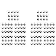 120Pcs Glass Brackets Adjustable Zinc Alloy Glass Clip Shelf Clamp Holder Flat Back Mount Holder for Staircase Handrail