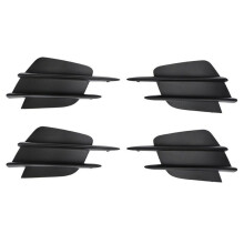 4x Grilles de Couverture Antibrouillard de Pare-Chocs Avant de Voiture Convient pour Classe C W205 2018-2020 A2058857202 A2058857302