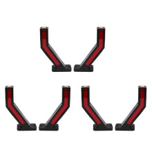 6x Trailer LED Seitenmarkierungsbeleuchtung Umrissmarkierungs-LKW-Licht Van LED-Lichter für AnhäNger 12-24V