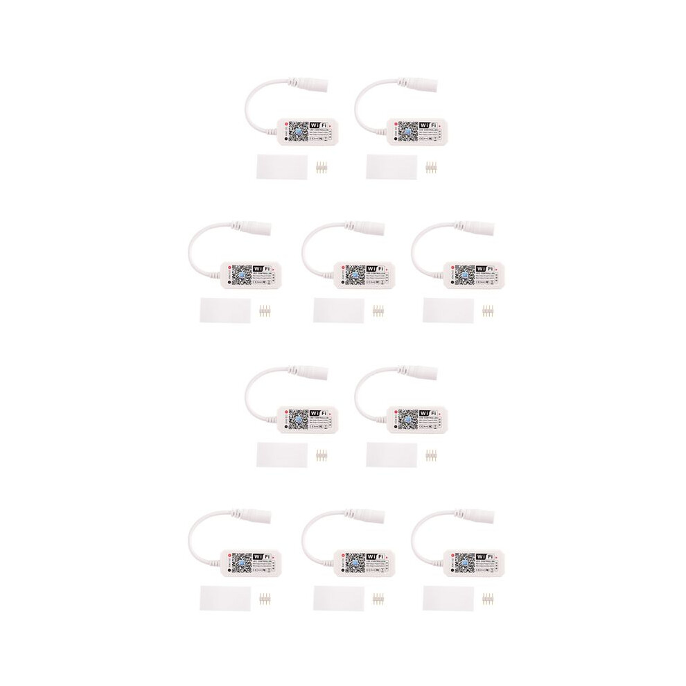 10X Rgb Led Strip Voice Control Work With Alexa & Wifi Controller With Free App Via Ios Or Android Light 6033600688075