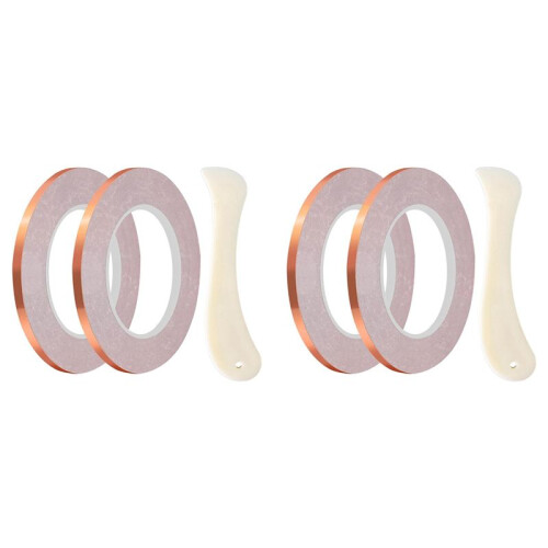 5mm Backed Copper Foil Tape for Stained Glass (4Roll)