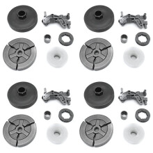 4X Clutch Sprocket Rim Drum for Chinese 4500 5200 5800 45Cc 52Cc 58Cc Oil Pump Worm Gear Bearing Kit Chainsaw