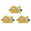 3X Detect Tool PCI-E LPC Multi Use Diagnostic Card Laptop Desktop Test Post LED Indicator PC Motherboard Debug Analyzer 1