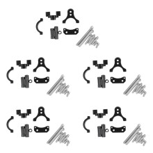 5X Cnc Motorcycle Damper Steering Stabilize Damper Bracket Mounting Holder Kit for Yzf R3 Mt-03 R25