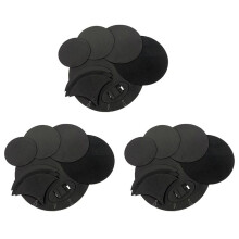30 PièCes Kit de Coussinets de Sourdine de Batterie Basse Caisse Claire Son Hors Silencieux Silencieux EVA Ensemble de Coussinets de Pratique