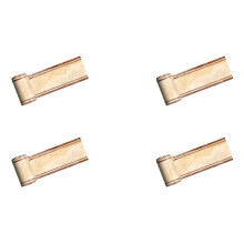 4pcs 2M Self-Adhesive Side Tile Sticker Yellow Marble Bathroom Restaurant Wall Stair Floor Border Wall Sticker