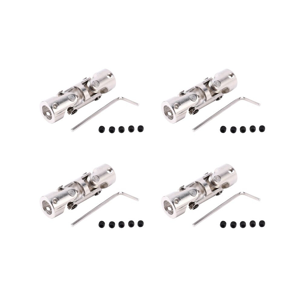 4X Rc Double Universal Joint Cardan Joint Gimbal Couplings With Screw,6X6mm 4712792826121