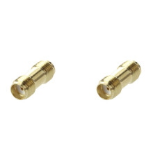 2X Rechte SMA Vrouwelijk Naar Vrouwelijk Jack RF-Adapterconnector