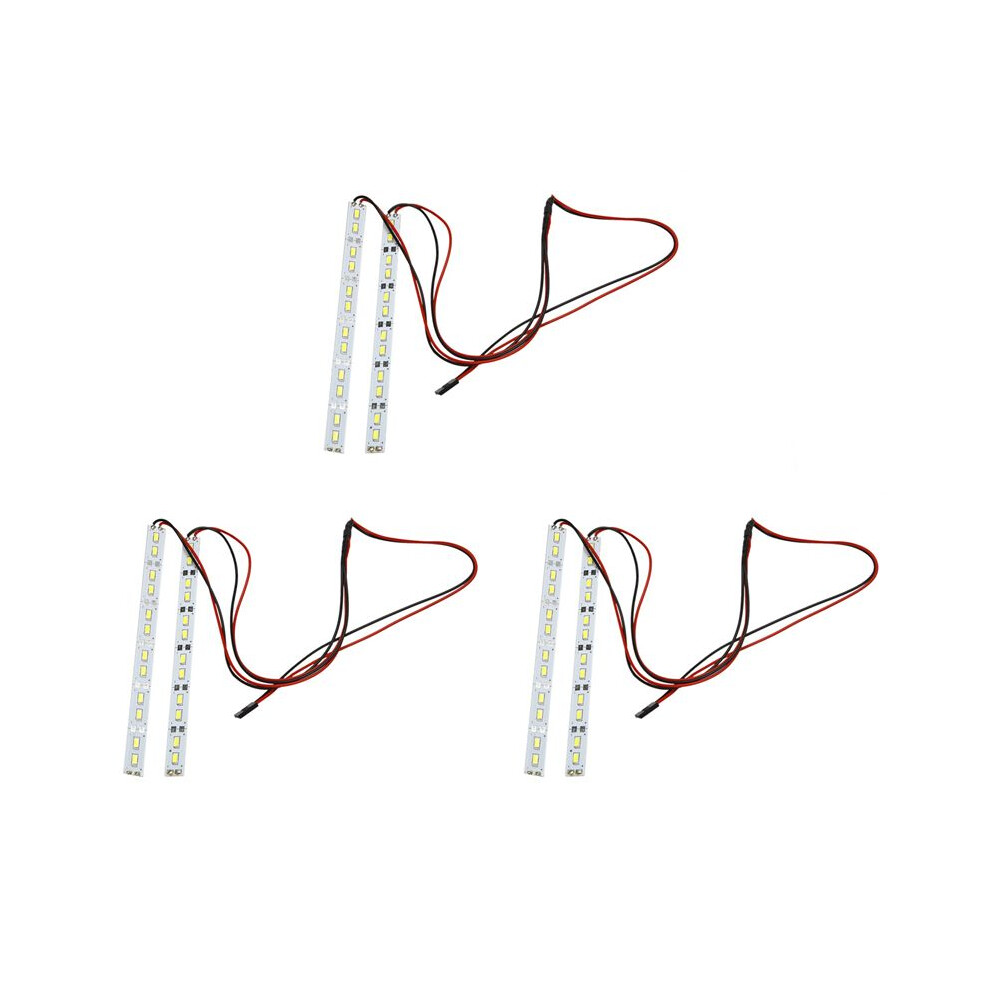 3X 24 Leds Chassis Aluminum Led Strip 6V For 1/10 1/8 Rc Car Crawler Buggy Light 6033402113737