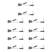 5 Set Steering Pull Rod Servo Rod Upgrade Parts for WPL B14 B24 B16 B36 C14 C24 C44 1/16 RC Car Accessories