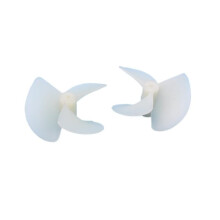 RC Boat Propellers 35mm Nylon Left and Right Hand Set for Twin Motor Fishing Bait Boats
