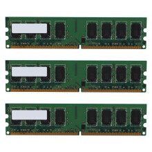 3X 2GB Desktop DDR2 RAM Memory 800MHz 2RX8 DIMM PC2-6400U High Performance for   Motherboard
