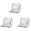 3X Wall Phone Holder Mount ,Update Version Wall Phone Mount for Bathroom,Kitchen Office 1