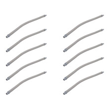 10 Peça Mangueira Plástica de Drenagem de ÁGua de 60 cm de Comprimento para Ar Condicionado Cinza