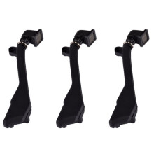 3X Schwarzer Radiergummi Schnorchel für 1/10 RC Crawler Auto -4 TRX4 T4 ZubehöR