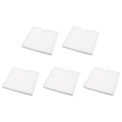 5Pc Filter Screen Replacement Accessories for  V8 V8S X750 X800 X785 V80 Robot Sweeper (White+Black)
