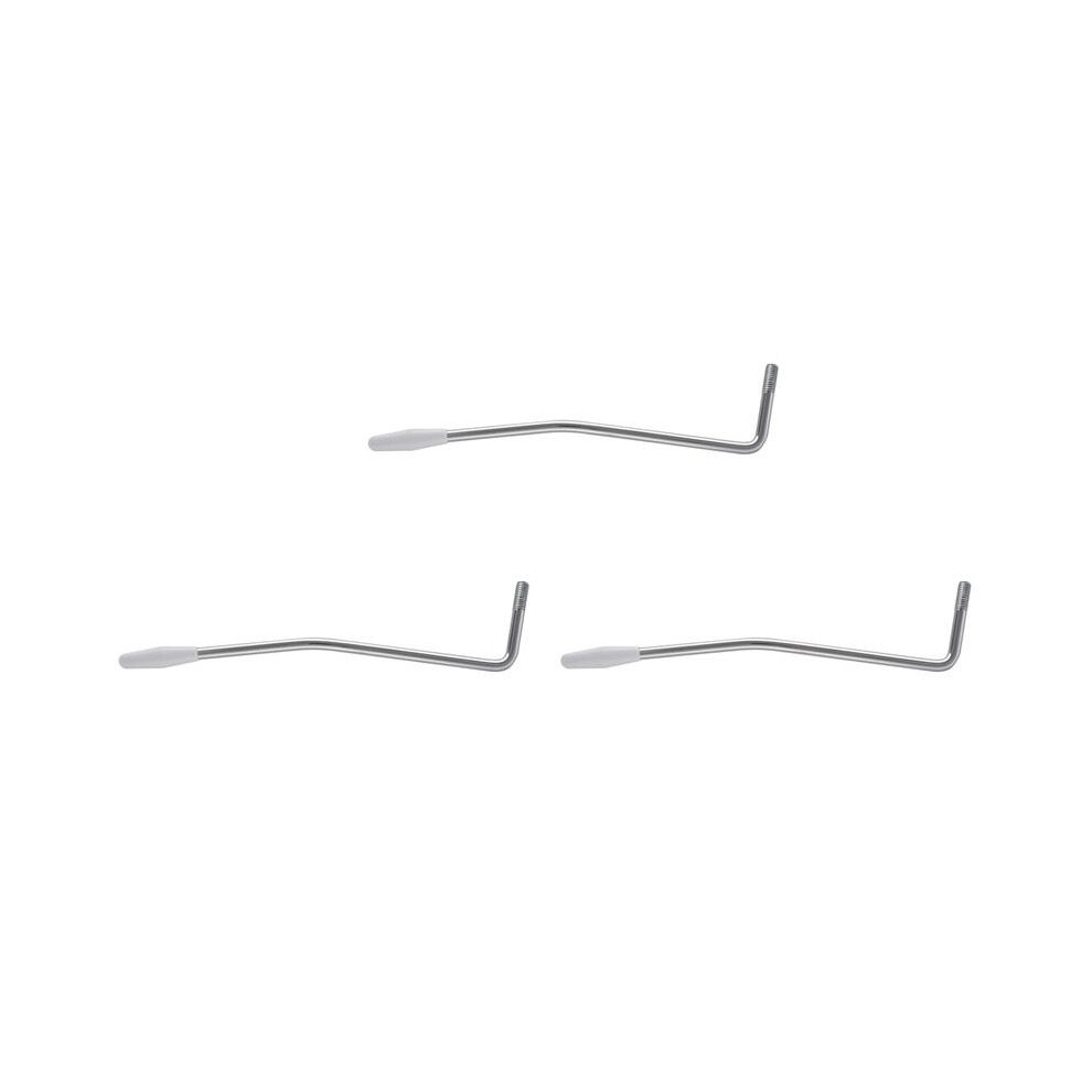 3X Silver 5.0Mm Rocker Tremolo Arm Vibrato Steel Lever For Electric Guitar Instruments 6031119147380