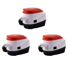 3X Automatic 12V Bilge Pump 750Gph with Internal Float Auto Water Boat Submersible Auto Pump with Float