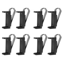 8 Pcs Car Key Garage Door Key Remoter Clamp Bracket Car Sun Visor Clip Holder Auto Fastener Clip Bracket Black