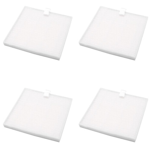4Pc Filter Screen Replacement Accessories for  V8 V8S X750 X800 X785 V80 Robot Sweeper (White+Black)