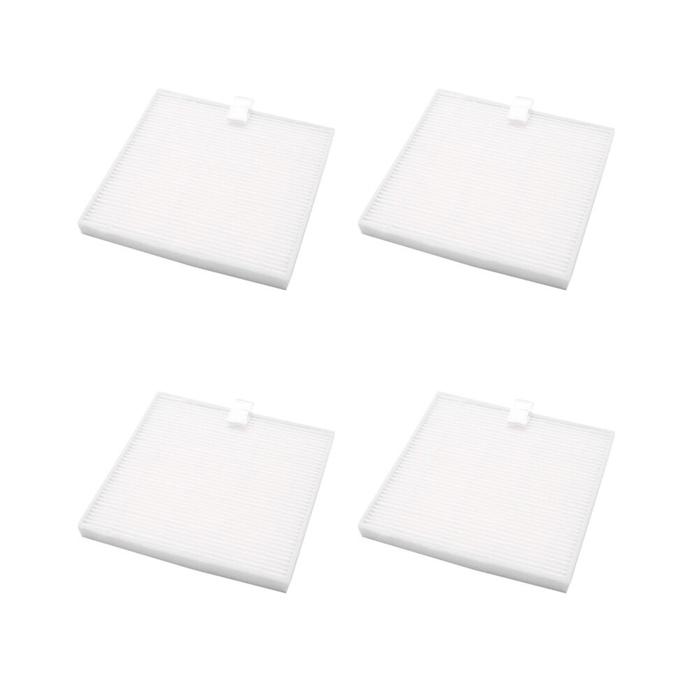 4Pc Filter Screen Replacement Accessories For V8 V8s X750 X800 X785 V80 Robot Sweeper (+Black) White/Black 6033454311402
