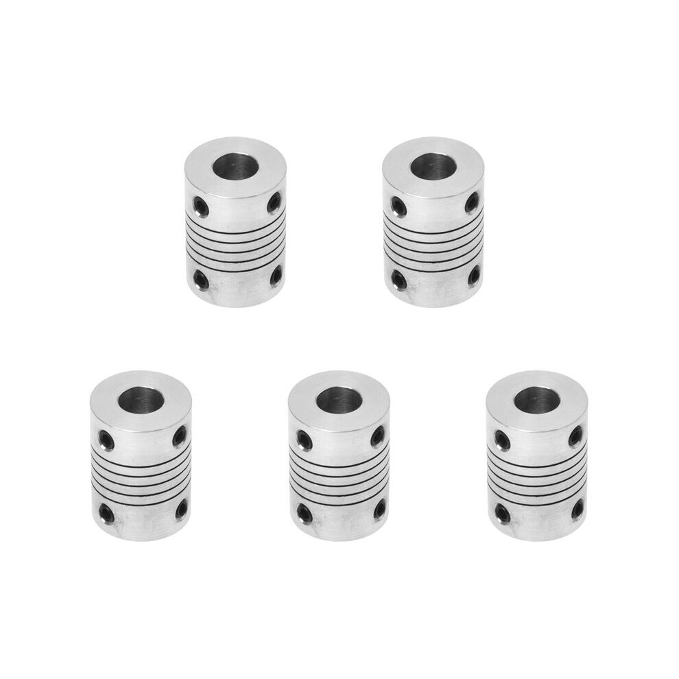 5X Motor Shaft 8Mm To 8Mm Joint Helical Coupler Coupling D18l25 6032614854537