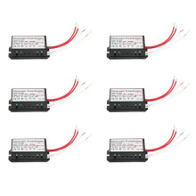 6X 110V to 12V 60W Halogen Light Power Supply Converter Electronic Transformer Black