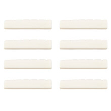 8X Guitar Guitar Bridge Ivory Bone Bone Nut Saddle Acoustic Bridge Saddle