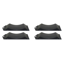 4Pc Tyre Ramp Saver Car Tire Protector Ramp Trailer Part Wheel Protection Device Tire Anti Slip Curved Ramp Tyre Saver,B