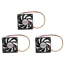 3X Internal 12V 3 Pin CPU Fan Cooler Fan for PC 70x70x15mm