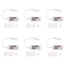 6X RGB Led Light Strip Voice Control Work with Alexa &  Home, WIFI  Controller with Free App Via IOS Android
