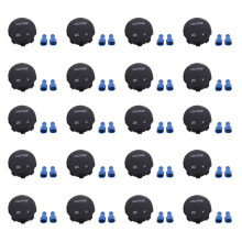 20X Universal Digital Monitor Voltmeter Wasserdichter Spannungsmesser Led Blau für 12V-24V Auto Motorrad Auto Lkw