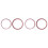 4Pcs Top Ring Replacement for 48 Needle Knitting Machine Accessories  Needle Sleeve Circle 2