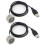 2X GM861 USB Interface 1D/2D Bar Code QR Code Barcode Scanner Module Stainless Steel Thread with Fill Light 1