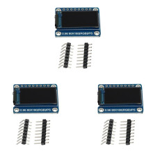 3X Module TFT ColorÉ Plein Ips 0.96 Pouce 8 Pin Spi Hd 65K St7735 Drive Interface Spi 3.3V D'Affichage Lcd Ic 80 X 160 pour Diy