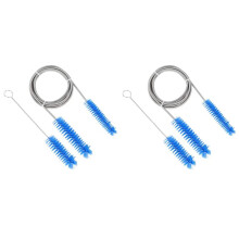 2X Diamètre de la Brosse 15 mm 19 mm - Brosse de Nettoyage pour Tube CPAP - Convient à la Plupart des Types de Tuyaux CPAP (Bleu)