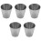 5X 1 Oz 35 Ml Rostfritt Stål Vin Dricka Snapsglas Barware Cup 1