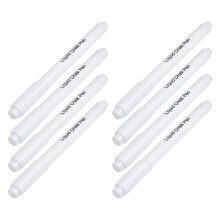8Pc Indicatore di Penna A Gesso Liquido per Lavagna di Vetro Lavagna Lavagna Bianca