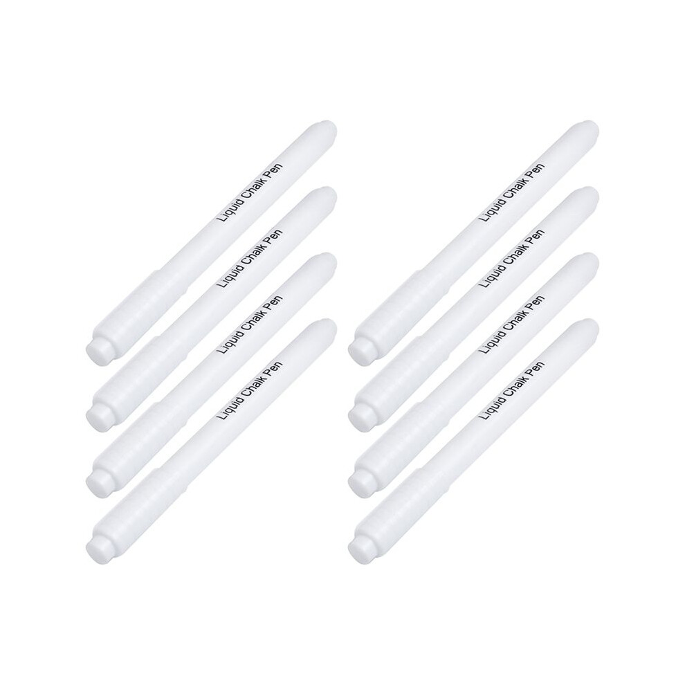 8Pc Liquid Chalk Pen For Glass Windows Chalkboard Blackboard White 6031643785973