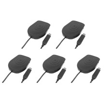 5X PCsensor FS2019U Fuß Schalter, VerschleißFester und Langlebiger USB Fuß Schalter Geeignet für Spiel Steuerung und Instrumenten Steuerung