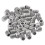 300pcs M3x3mm Stainless Steel Hex Socket Set Cap Point Grub Screws Silver 2